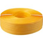 TANOSEE　ＰＰバンド　手締め用　１５ｍｍ×１０００ｍ　黄色　１セット（５巻）