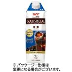 ＵＣＣ　ゴールドスペシャル　アイスコーヒー　無糖　１０００ｍｌ　紙パック（口栓付）　１ケース（１２本）