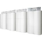 ショッピングトイレットペーパー シングル TANOSEE　トイレットペーパー　パック包装　シングル　芯なし　１７０ｍ　ホワイト　１セット（７２ロール：２４ロール×３ケース）