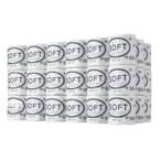 太洋紙業　トイレットペーパー　ソフトパール　シングル　芯あり　６５ｍ　１セット（３００ロール：１００ロール×３ケース）