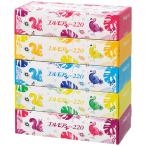 カミ商事　エルモア　プラスティシュー　２２０組／箱　１セット（６０箱：５箱×１２パック）