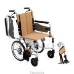 アルミ介助車いす STR-4B イエローブ�