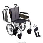 アルミ介助車いす JTN-4B 座幅40 ヘザ�