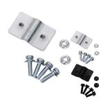 前カゴ取付金具 自転車用 CP ブラック ステンレス 前かご用 取付金具 自転車 取付金具