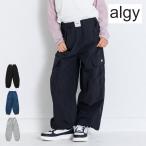 【セール/10%OFF】25'秋新作 ALGY アルジー フロントネームカーゴパンツ g421915 ロングパンツ 女の子 ガールズ キッズ ジュニアJr 子供服