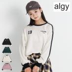 ショッピングアルジー 【セール/10%OFF】25'秋新作 ALGY アルジー 13ラインスリーブトレーナー g411035 長袖 長そで 女の子 ガールズ キッズ ジュニアJr 子供服