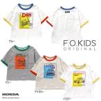 【セール/10%OFF】24'夏新作 F.O.KIDS エフオーキッズ HONDAコラボ4柄Tシャツ r207014 半袖 半そで ベビー キッズ 子ども服 メール便送料無料