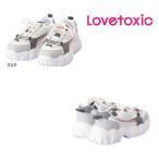 ショッピングlovetoxic 【セール/10%OFF】23'春新作 Lovetoxic ラブトキシック 厚底ダッドシューズ 8331404 スニーカー ガールズ 子ども用 ジュニアJr メール便不可