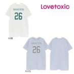 ショッピングlovetoxic 【セール/10%OFF】24'夏新作 Lovetoxic ラブトキシック SAGASIOUS26ナンバーTワンピース 8341322 半袖 半そで ガールズ 子供服 ジュニアJr