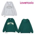 ショッピングlovetoxic 【セール/30%OFF】25'秋冬新作 Lovetoxic ラブトキシック 秒かわNEWYORKカレッジルーズパーカー 7753239 長袖 長そで ガールズ 女の子 子供服 ジュニアJr