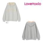 ショッピングlovetoxic 【セール/10%OFF】25'秋冬新作 Lovetoxic ラブトキシック LTXC裏起毛ボアロゴパーカー 7753246 長袖 長そで ガールズ 女の子 子供服 ジュニアJr