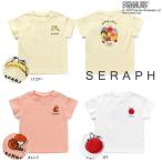 【セール/10%OFF】25'夏新作 Seraph セラフ PEANUTSコラボフルーツ柄Tシャツ s207015 半袖 半そで ベビー キッズ 女の子 ガールズ 子ども服