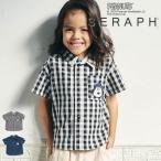 【セール/10%OFF】25'夏新作 Seraph セラフ PEANUTSコラボ半袖シャツ s209015 半袖 半そで ベビー キッズ 男の子 女の子 子ども服