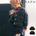 ショッピングセラフ 【セール/10%OFF】25'秋新作 Seraph セラフ ふんわり袖のデニムジャケット s404055 長袖 長そで ベビー キッズ 女の子 ガールズ 子ども服