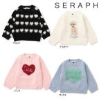 ショッピングセラフ 【セール/10%OFF】25'秋冬新作 Seraph セラフ シャギーモチーフセーター s513015 長袖 長そで ベビー キッズ 女の子 ガールズ 子ども服