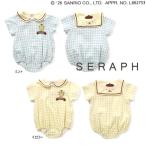 ショッピングセラフ 【セール/10%OFF】26'夏新作 Seraph セラフ ポムポムプリンセーラーカラーロンパース S232016 半袖 半そで ベビー キッズ 男の子 女の子 ガールズ 子ども服