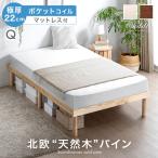 ベッド マットレス付き クイーン す
