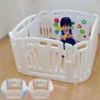 ベビーサークル 4枚セット 軽量 ドア付 赤ちゃん ベビーフェンス 簡単組立 プレイペン 4枚 セット ベビー サークル ドア ベビーフェンス ベビールーム ペット 犬