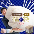 ショッピングセミダブル 羽毛布団 セミダブル 冬 掛け布団 福袋 2026 暖かい 日本製 W防ダニ 二層キルト 毛布 冬用 ホワイトダックダウン93％ シーツ 掛けカバー ブランケット 2枚合わせ