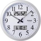 MAG W-711WH temperature hygrometer display .. part shop. environment ... eyes . understand wall clock radio wave wall clock double link ( white ) (W711WH)