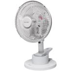 【納期目安：04/初旬入荷予定】TEKNOS CI 2184 クリップ式扇風機 2WAY 卓上 クリップ マルチ扇風機 18cm 3枚羽根 ホワイト CI2184