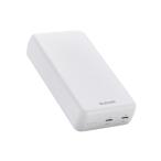 ショッピングモバイルバッテリー 20000mah エレコム DE C52 20000WH モバイルバッテリー 20000mAh 大容量 PD 最大20W 急速充電 ケーブル付属 ホワイト DEC5220000WH