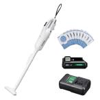 HiKOKI R12DPA BSW 10.8V 充電式 クリーナー コードレス 掃除機 軽量1.1kg 紙パック式 ホワイト 蓄電池 充電器付