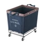 AZUMAYA バスケットワゴン U.S.MALL ネイビー MIP-88NV