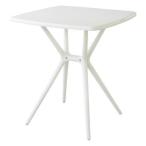 東谷 AZUMAYA  プラスチックテーブル ホワイト