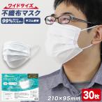 ショッピング不織布マスク カラー 不織布マスク 大きめ 20％OFF マスク 男性 大きいサイズ 使い捨てマスク 30枚 10枚ずつ個包装 ふつうサイズ BIG 大人用 使い捨て 平ゴム 送料無料