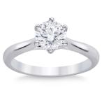  затраты ko повторный . товар платина 1.00 carat санки tia кольцо 