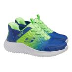 [ затраты ko] Skechers Kids swifto Fit темно-синий / зеленый 17.0cm