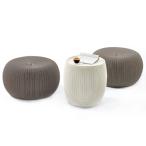 [ затраты ko]keta-Knit Cozy urban сад мех ni коричневый -3 позиций комплект - белый x Brown 