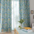 [ затраты ko]Design Life Floride портьеры 100 x 200 cm Mix букет голубой 