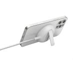 [ затраты ko][2 комплект ]Belkin BoostCharge PRO MagSafe засвидетельствование портативный беспроводной зарядка накладка 15W белый 