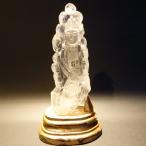 【仏像】観音菩薩(観世音菩薩・観自在菩薩) 水晶 15.5cm【送料無料】