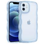 BENTOBEN i Phone 13 Mini ケース クリア TPU 韓国 可愛い ウェーブ ソフト 滑り