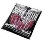 HKS スーパーパワーフロー交換用フィルター Φ200 レッド 湿式2層タイプ 70001-A