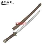 尾形刀剣 軍刀 大日本帝国 陸軍 陸軍搭乗員軍刀 軍茶柄 軍茶木鞘 GN-4 (模造刀 日本刀 レプリカ)