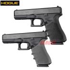 HOGUE GLOCK17 Gen1,2,5用 グリップスリーブ HandAll ビーバーテイル ブラック スレートグレー  (ホーグ ラバーグリップ 東京マルイ グロック17 ピストル)