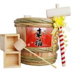 樽酒屋オリジナル 来福 ミニ樽酒セット2升(3.6L)入り ミニ鏡開き 御祝 祝樽 ミニ樽 結婚式 二次会 新築上棟祝 開店祝 年末年始 御歳暮 御年賀 贈り物
