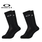 OAKLEY　ソックス(2足組)　ESSENTIAL 2P SOCK REGULAR　FOS900997『ポスト投函(日本郵便)対応』