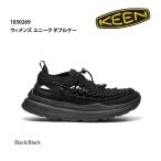 KEEN　1030269　ウィメンズ ユニーク ダブルケー 　Black/Black  UNEEK WK