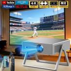 プロジェクター 小型 天井 Android搭載 28000LM 4K対応 家庭用 天井投影 自動台形補正 HDMI 5GWiFi6 Bluetooth5.2 ズーム機能 Netflix YouTube内蔵 テレビ代わり