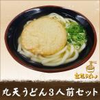 丸天うどん 3人前(スープ付) セット うどん 生麺 中太麺 柳川 うどん 九州うどん 柳川名物