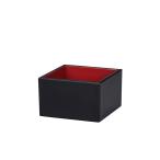 House Hold（ハウスホールド） 一合升 黒内朱 180ml 一合 桝 結婚式 祝宴 鏡割り 升 マス  お米 米 酒 清酒 日本製