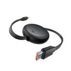 Baseus 充電ケーブル 巻き取り式 USB-C ケーブル 急速充電 60W PD対応 絡まない コンパクト iPhone16/15 Galaxy
