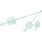 ＴＲＵＳＣＯ　理化学ブラシ　瓶洗い用　ナイロン毛　ステンレス柄１号 (765-6084) (TBPS1N)