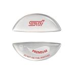 STSG18100630【スバル公式】フューエルキャップオーナメント（ハイオク）シルバー【メール便OK】【SUBARUオンライン】【STIロゴグッズ】