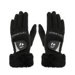  TaylorMade Golf [Ws] W боа флис перчатка пара / черный / TL609 / M20636